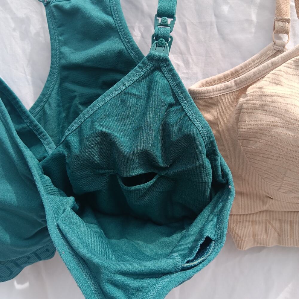 Kindred Bravely Pumping Nursing Bra Size Regular B-D small - appx cup size 30 32 - Picture 5 of 12